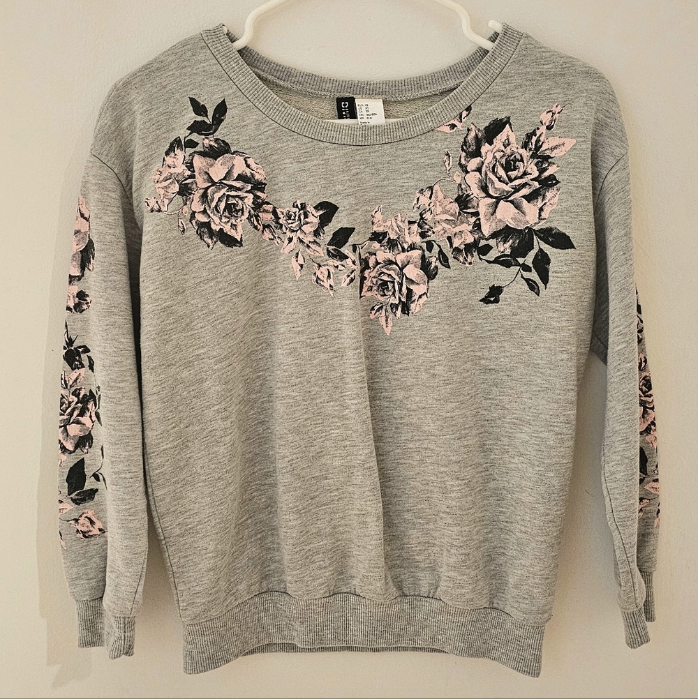 Sweater with Flowers XS